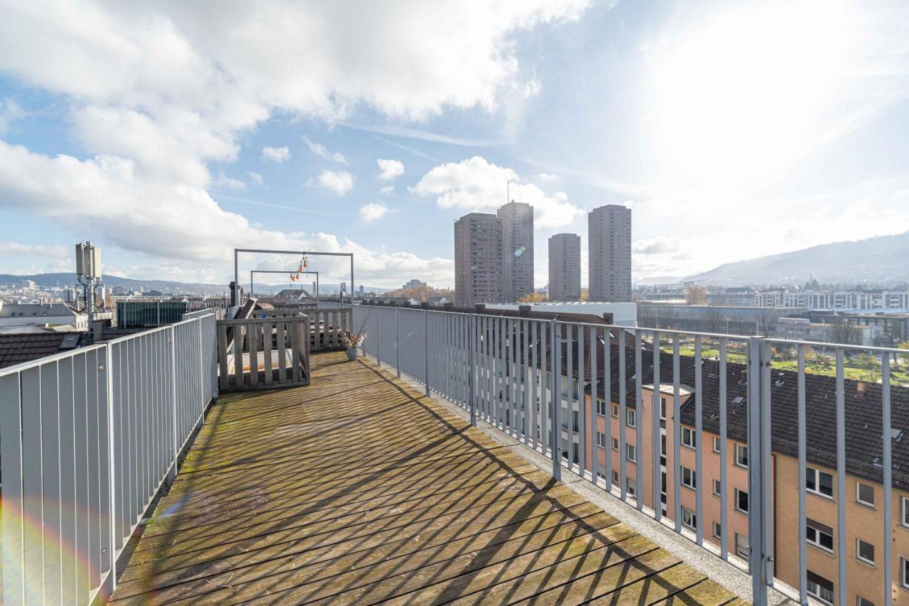 Modern 3Bdr Duplex With Skyroof In Trendy Zurich West Apartment ภายนอก รูปภาพ