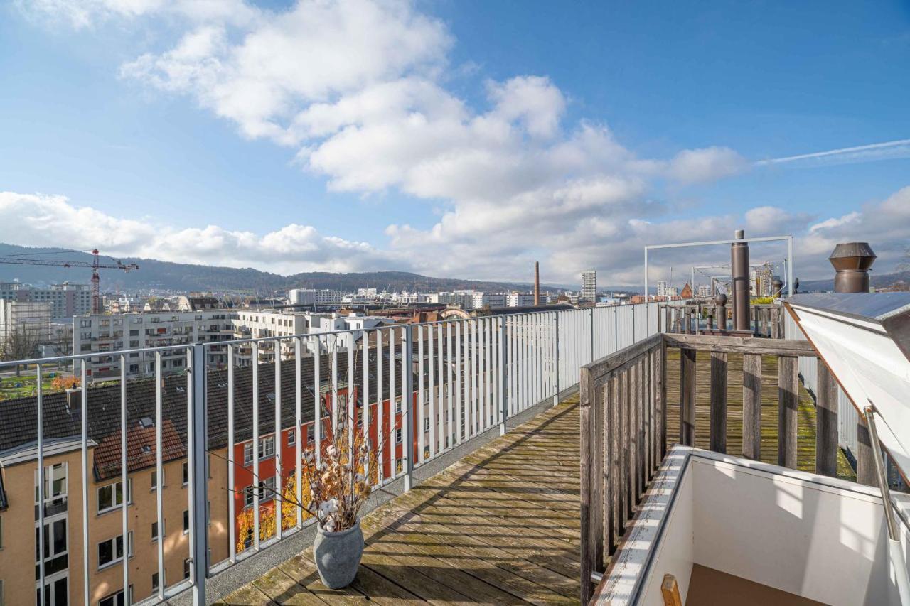 Modern 3Bdr Duplex With Skyroof In Trendy Zurich West Apartment ภายนอก รูปภาพ